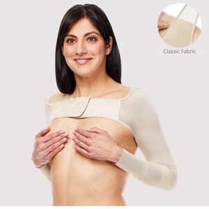 Clearpoint Medical Arm Sleeve with Hook & Loop Closure Beige size M